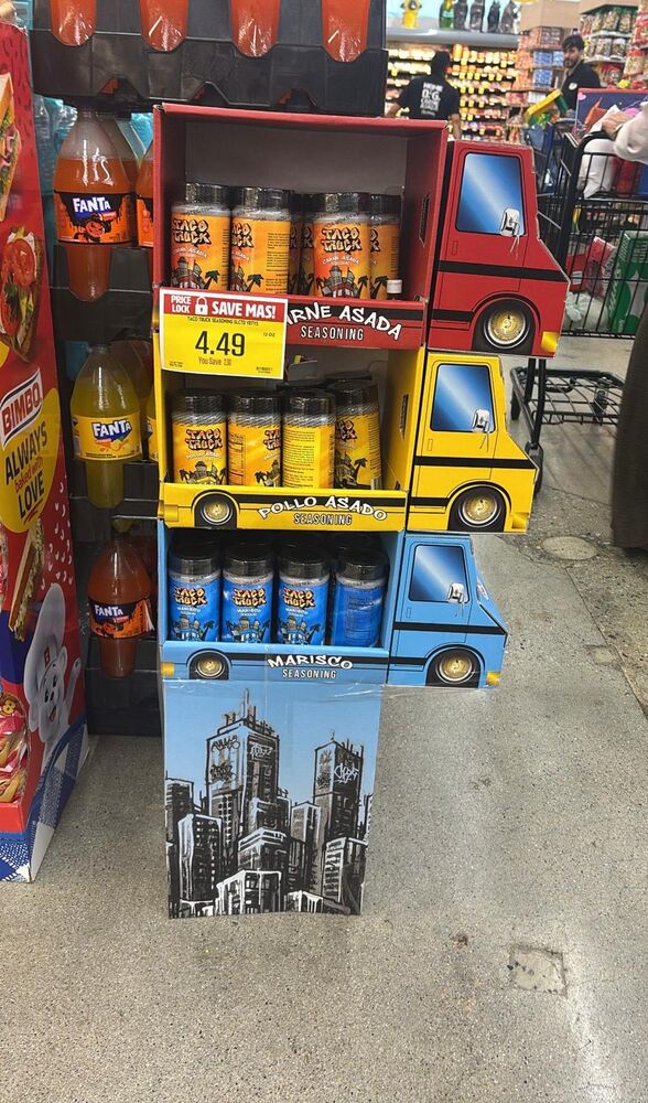 In-store display built by Cal Coast