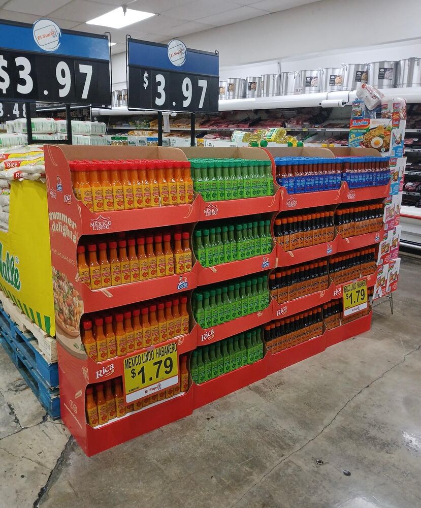 In-store display built by Cal Coast
