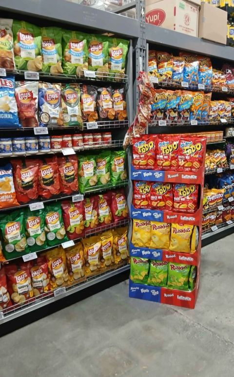In-store display built by Cal Coast