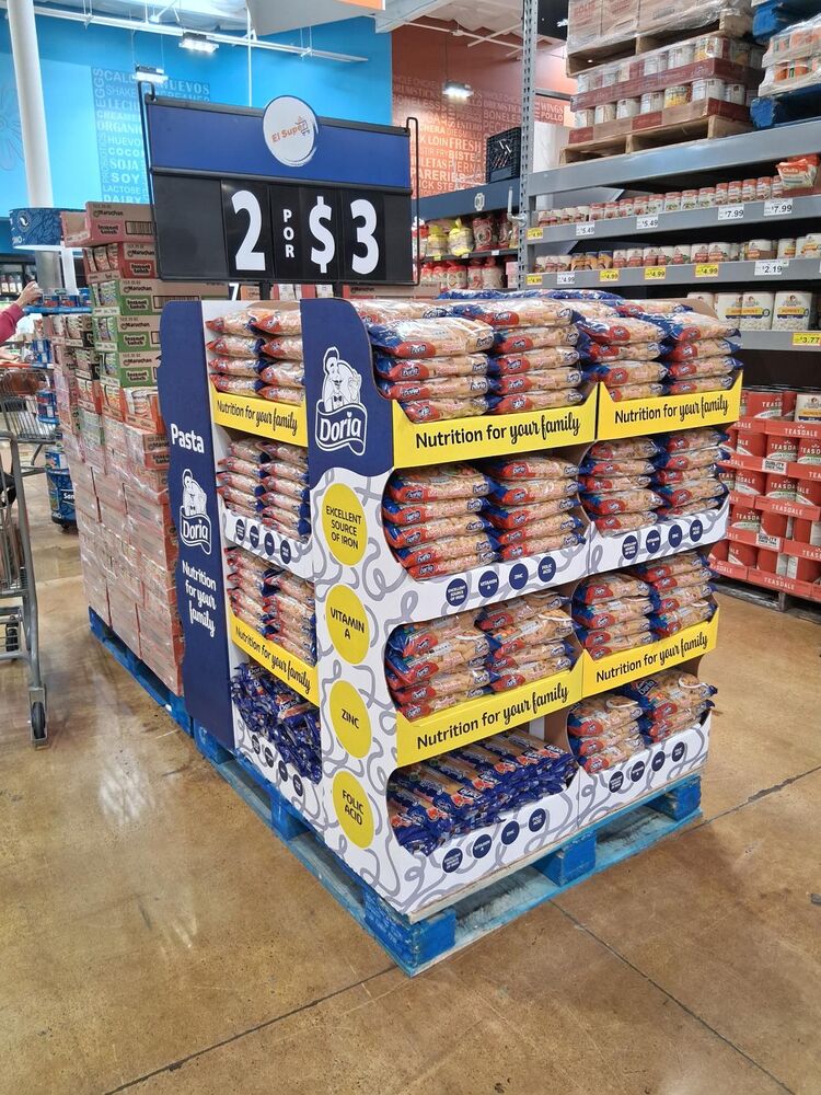 In-store display built by Cal Coast