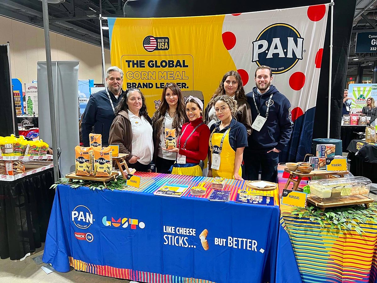P.A.N. booth with the team